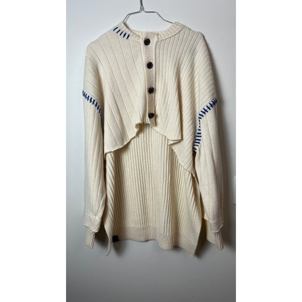 Ader Error Bnwot 2020 Runway Cropped Cardigan Swe… - image 2